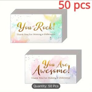 You Are Awesome/You Rock Greeting Cards for, Engagements, Birthdays, Retirements